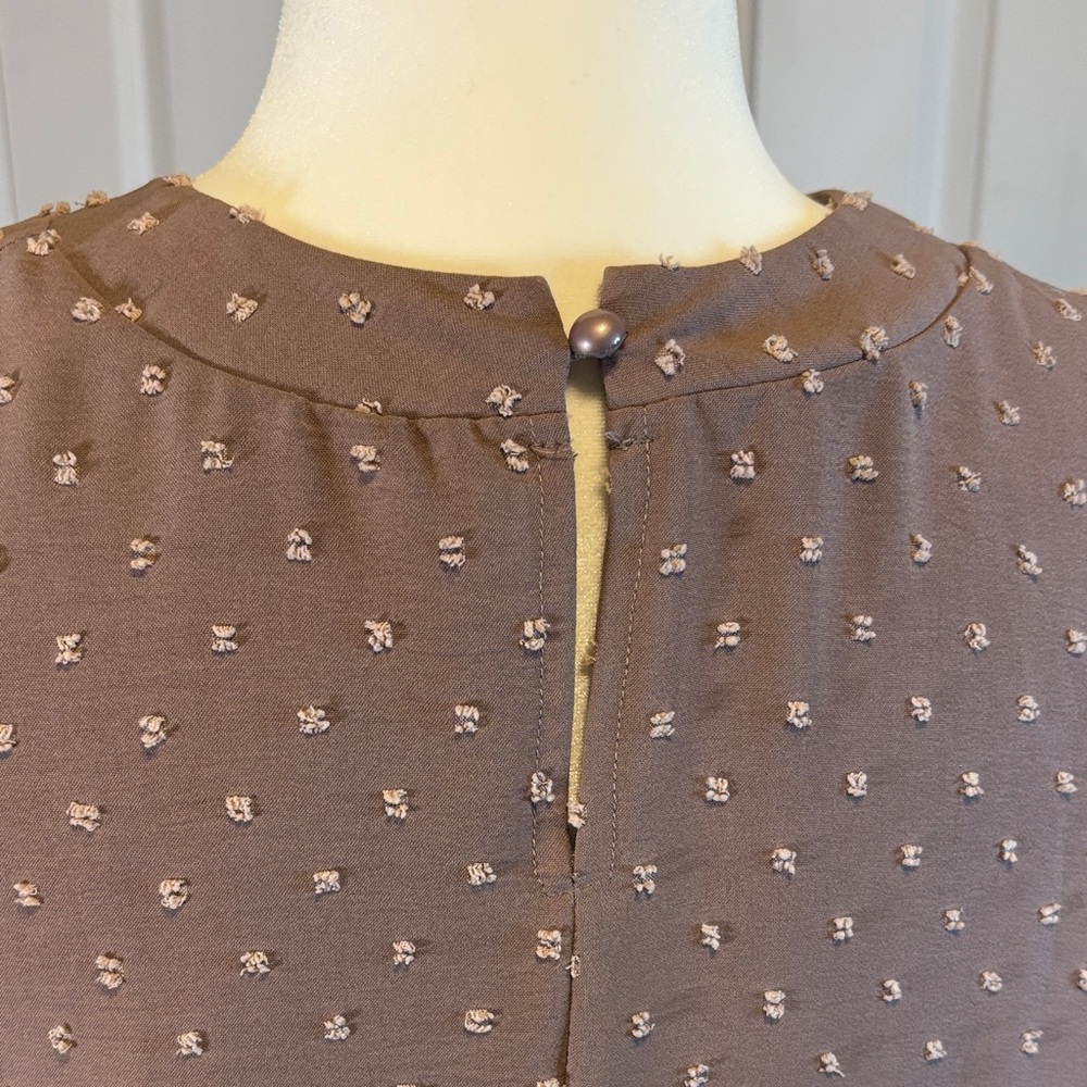 Pink Textured Blouse - Picture 5 of 7